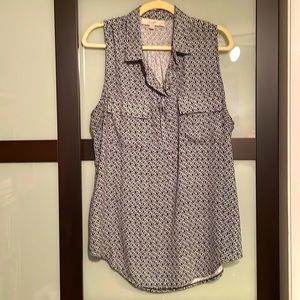 Loft sleeveless blouse